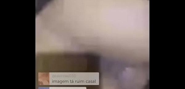  Casal fazendo sexo ao vivo no periscope